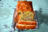 Cake aux olives et jambon