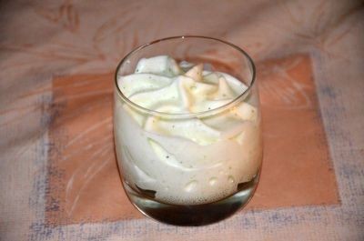 Espuma au concombre