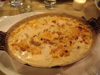 Gratin de chicons aux crevettes grises