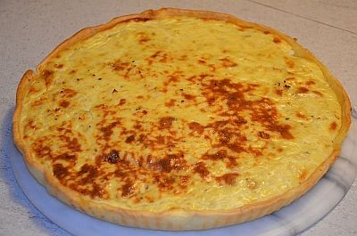 Quiche au céleri et au bleu