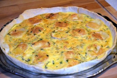 Quiche au chèvre