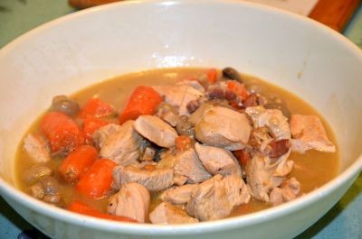 Sauté de dinde paysan