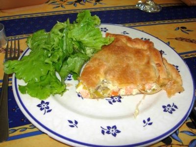 Tourte au saumon